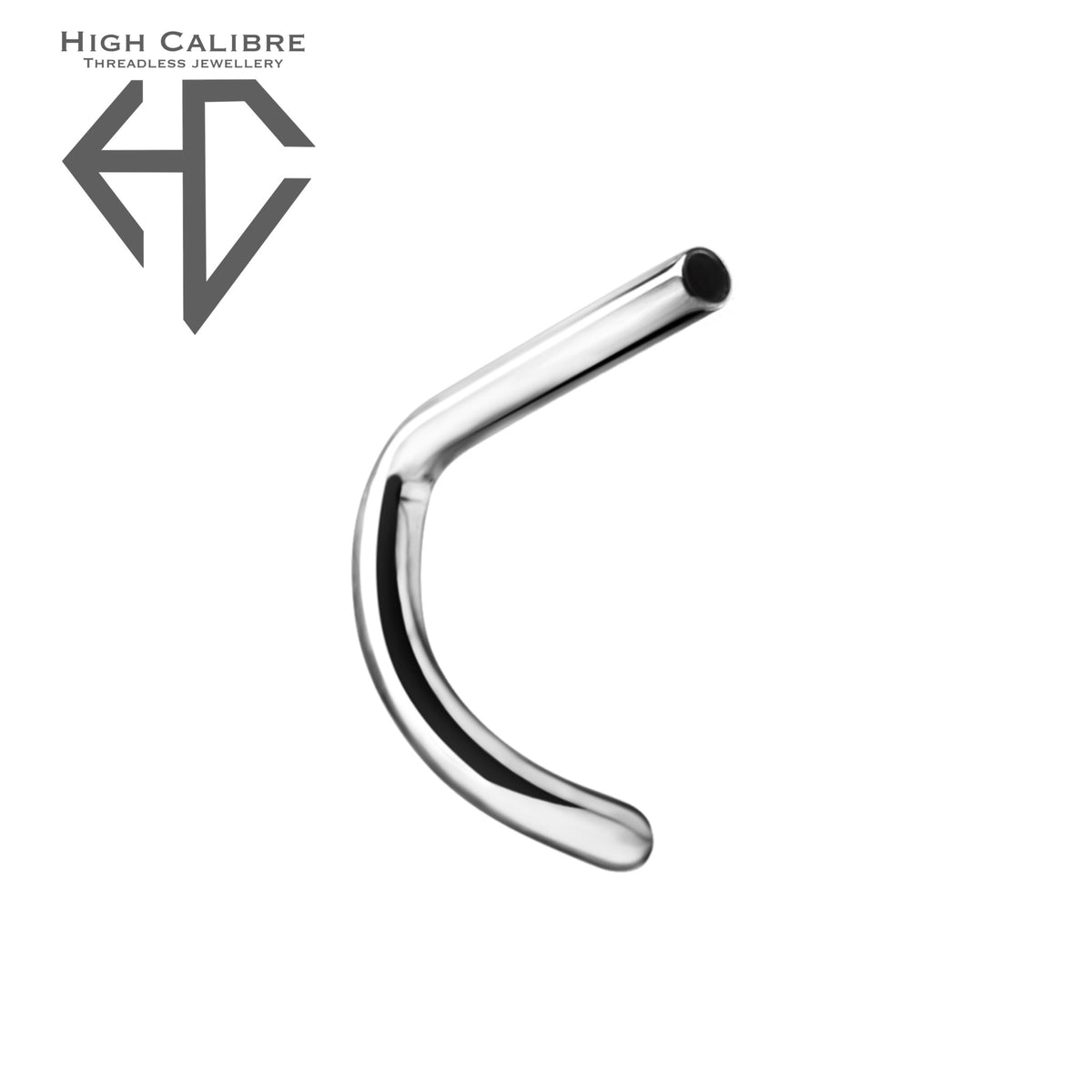 Titanium threadless store nose stud